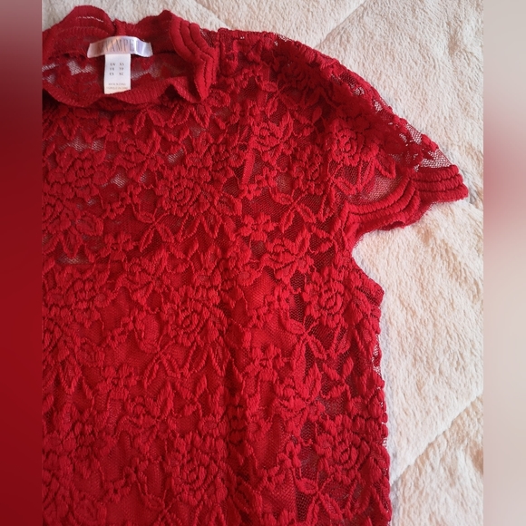 Revamped lace top. Size XS. - Picture 7 of 8